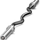 Solid Steel 47 coil Rod Barbell Standard Weight Bar Thread Non-Slip 300 lb capacity Weight Bar Yellow(D0102HIVULW)