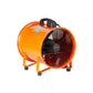VEVOR Portable Ventilator, 16 inch Heavy Duty Cylinder Fan with 16.4ft Duct Hose, 1350W Strong Shop Exhaust Blower 5175CFM, Indu