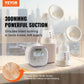 Vevor Breast Pump Double Electric Breast Pumps 4 Mode & 16 Level 300Mmhg Suction
