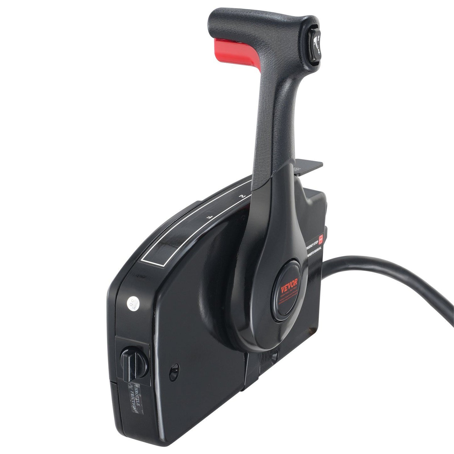 VEVOR Boat Throttle Control, 881170A15 Side-Mounted Outboard Remote Control Box for Mercury PT 2-Stroke, Marine Throttle Control