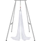 VEVOR Aerial Yoga Frame & Yoga Hammock, 9.67 ft Height Professional Yoga Swing Stand Comes with 6.6 Yards Aerial Hammock, Max 55