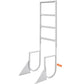 VEVOR Dock Ladder, Flip-Up 4 Steps, 350 lbs Load Capacity, Aluminum Alloy Pontoon Boat Ladder with 2 Wide Step & Nonslip Rubbe