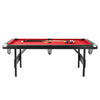 VEVOR Billiards Table, 7 ft Pool Table, Portable Foldable Space-Saving Table, Billiard Table Set Includes Balls, Cues, Chalks an