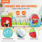 Vevor 3 In 1 Kids Play Tent With Tunnel For Boys, Girls, Babies And Toddlers, Indoor/Outdoor Pop Up Playhouse With Carrying Bag
