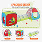 Vevor 3 In 1 Kids Play Tent With Tunnel For Boys, Girls, Babies And Toddlers, Indoor/Outdoor Pop Up Playhouse With Carrying Bag