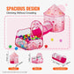 Vevor 3 In 1 Kids Play Tent With Tunnel For Girls, Princes, Boys, Babies And Toddlers, Indoor/Outdoor Pop Up Playhouse With Carr