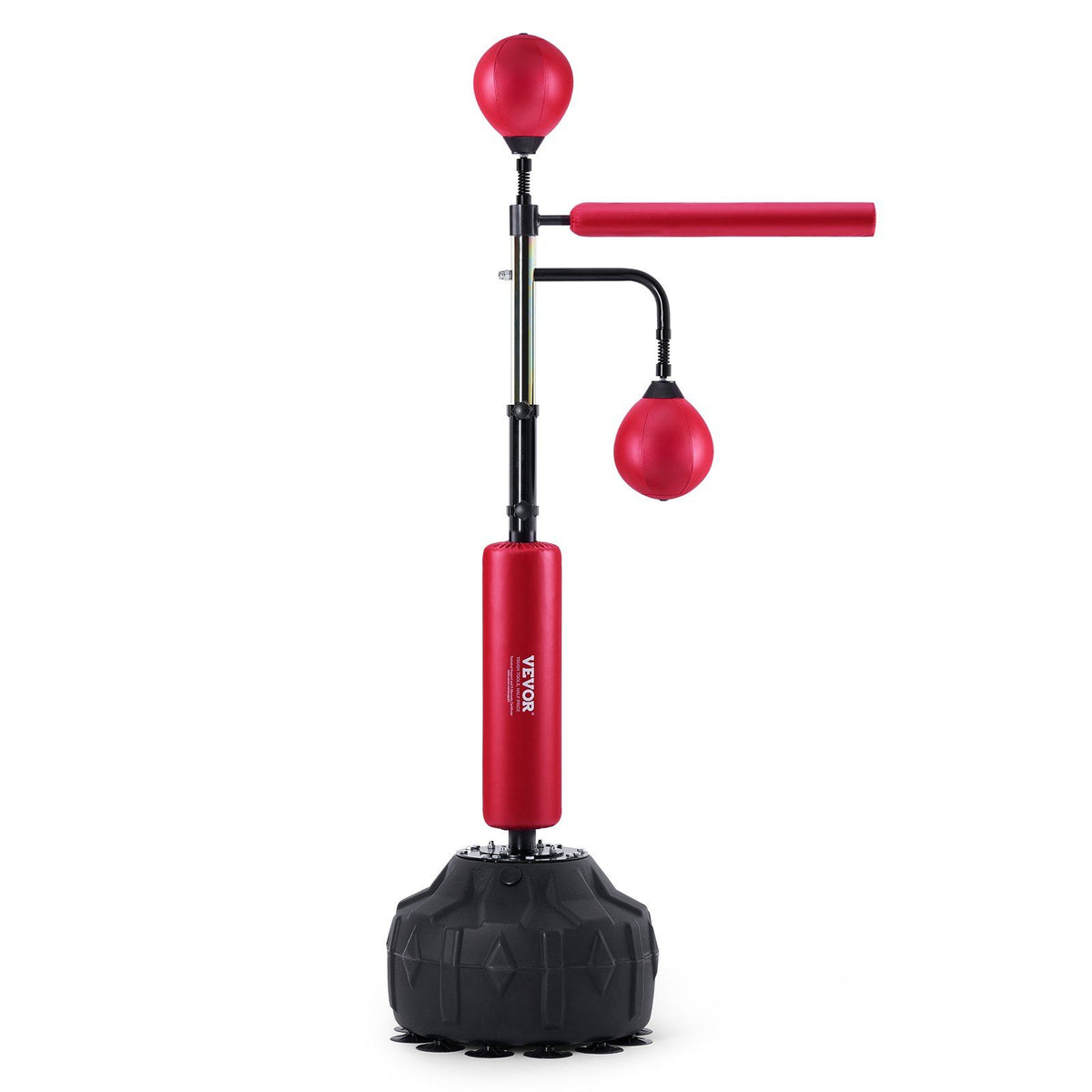 VEVOR Boxing Speed Trainer, Punching Bag with Stand, Reflex Boxing Bag for Teens & Adults, Height Adjustable Free Standing Strik
