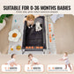 Vevor Baby Travel Crib Play Yard Folding Baby Toddler Playpen With Zipper Gate
