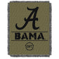 Alabama OFFICIAL Collegiate 46X60 OHT Rank Jacquard Throw(D0102HX61Y6.)