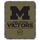 Michigan OFFICIAL Collegiate 46X60 OHT Rank Jacquard Throw(D0102HX61ZP.)