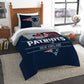 Patriots OFFICIAL National Football League, Bedding, Draft Printed Twin Comforter (64x 86) & 1 Sham (24x 30) Set by The Northwes