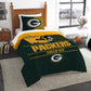Packers OFFICIAL National Football League, Bedding, Draft Printed Twin Comforter (64x 86) & 1 Sham (24x 30) Set by The Northwest