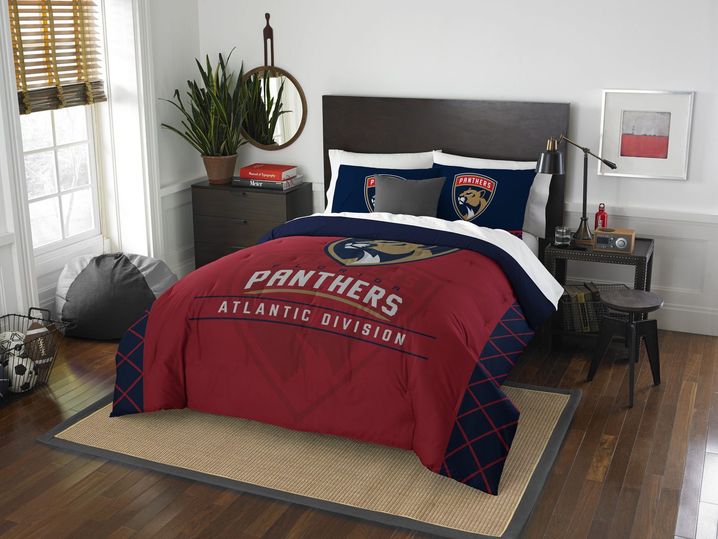 Panthers OFFICIAL Draft Full/Queen Comforter & Sham Set(D0102HXMY5G.)