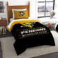 Penguins OFFICIAL National Hockey League, Bedding, Draft Twin Printed Comforter (64x 86) & 1 Sham (24x 30) Set by The Northwest 