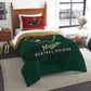 Wild OFFICIAL National Hockey League, Bedding, Draft Twin Printed Comforter (64x 86) & 1 Sham (24x 30) Set by The Northwest Comp