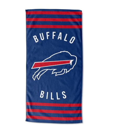 Bills OFFICIAL Stripe Beach Towel(D0102HXV61V.)