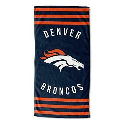 Broncos OFFICIAL Stripe Beach Towel(D0102HXV61W.)