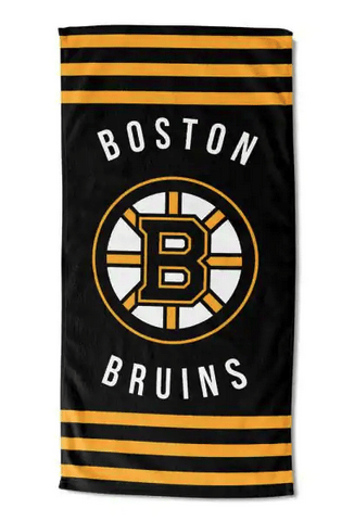 Bruins OFFICIAL Stripe Beach Towel(D0102HXV6W7.)