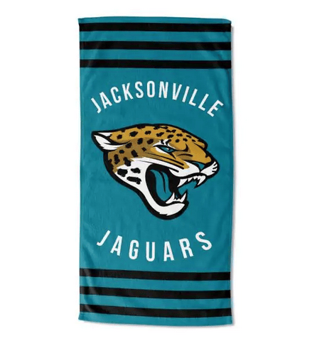 Jaguars OFFICIAL Stripe Beach Towel(D0102HXV6YV.)