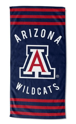 Arizona OFFICIAL Collegiate Stripes Beach Towel(D0102HXVYC7.)