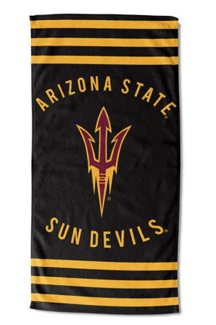 ArizonaState OFFICIAL Collegiate Stripes Beach Towel(D0102HXVYCY.)