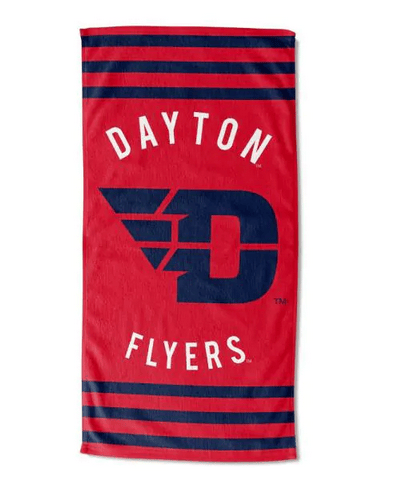 Dayton OFFICIAL Collegiate Stripes Beach Towel(D0102HXVYDA.)