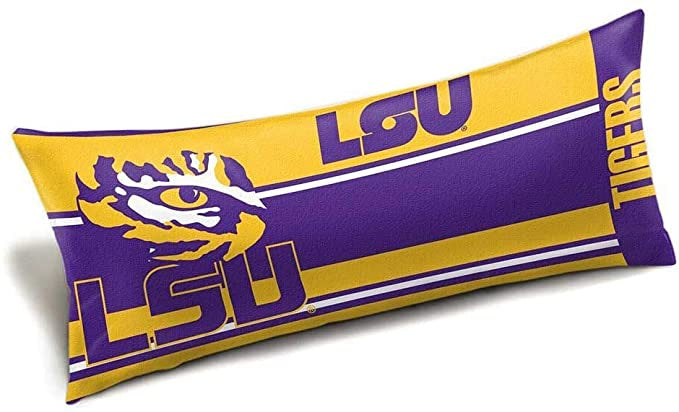 LSU OFFICIAL Collegiate Seal Body Pillow(D0102HXVYHG.)