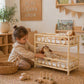 The Solstice Heirloom Rattan Doll Bunk Bed