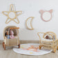 Rattan Doll Stroller – Handmade Boho Doll Pram for Imaginative Play