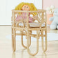 Pretend Play Doll Crib – Handmade Toy Bassinet for Girls Toys