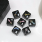 (Black) Sword Dice | Printed d6 Dice Featuring Fantasy Weapons Numbered