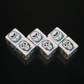 (White) Owl Dice | Printed d6 Dice Featuring Fantasy Animal Numbered