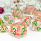 Tomato Themed Dice | 7-Dice Resin Dice Set DND Role Playing Dice