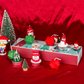 Christmas Dice Candles | 4x 30mm D20 Candles + 1 Mystery Christmas Themed Candle