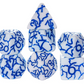 Frost Shard Crackle Nexus: 7-Dice RPG Set White with Blue Crackle Effect