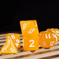 Sunburst Orange Semi-Opaque Acrylic 7-Dice Set - Perfect Starter Kit for RPG Enthusiasts