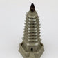 Unglazed Ceramic Pagoda Figurine