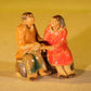 Miniature Glazed FigurineLoving Couple Holding Hands
