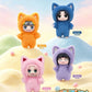 EAKI Naruto Shippuden Kitten Land Series Blind Box Plush Collection