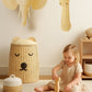 Rattan Elephant Wall Decor – Safari Nursery Wall Art | Boho Kids Room Animal Head | Handmade Natural Rattan Décor