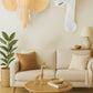 Rattan Elephant Wall Decor – Safari Nursery Wall Art | Boho Kids Room Animal Head | Handmade Natural Rattan Décor