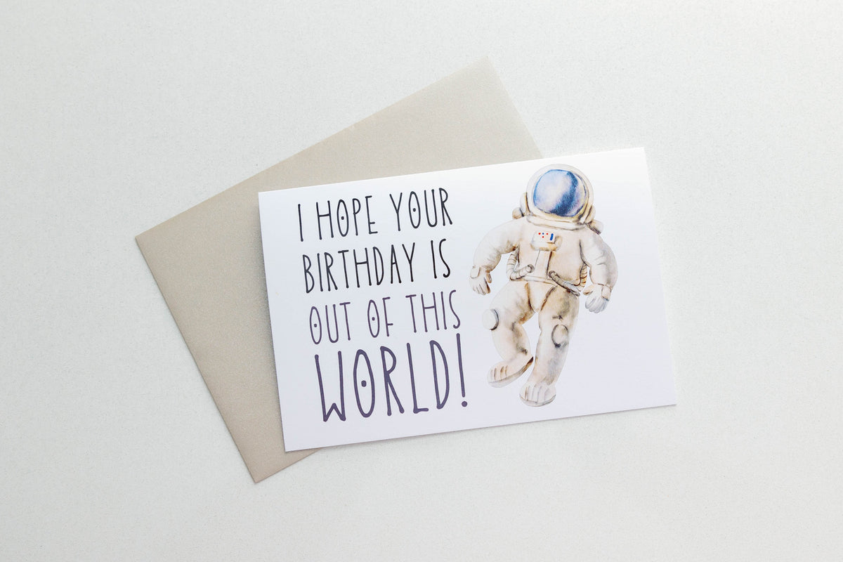 Out of This World Birthday Greeting Card