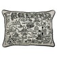 England Hand-Guided Machine Pillow by CatStudio