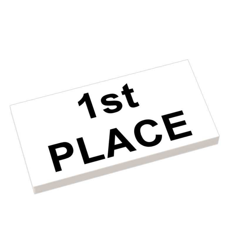 First Place Tile (2x4 Tile)