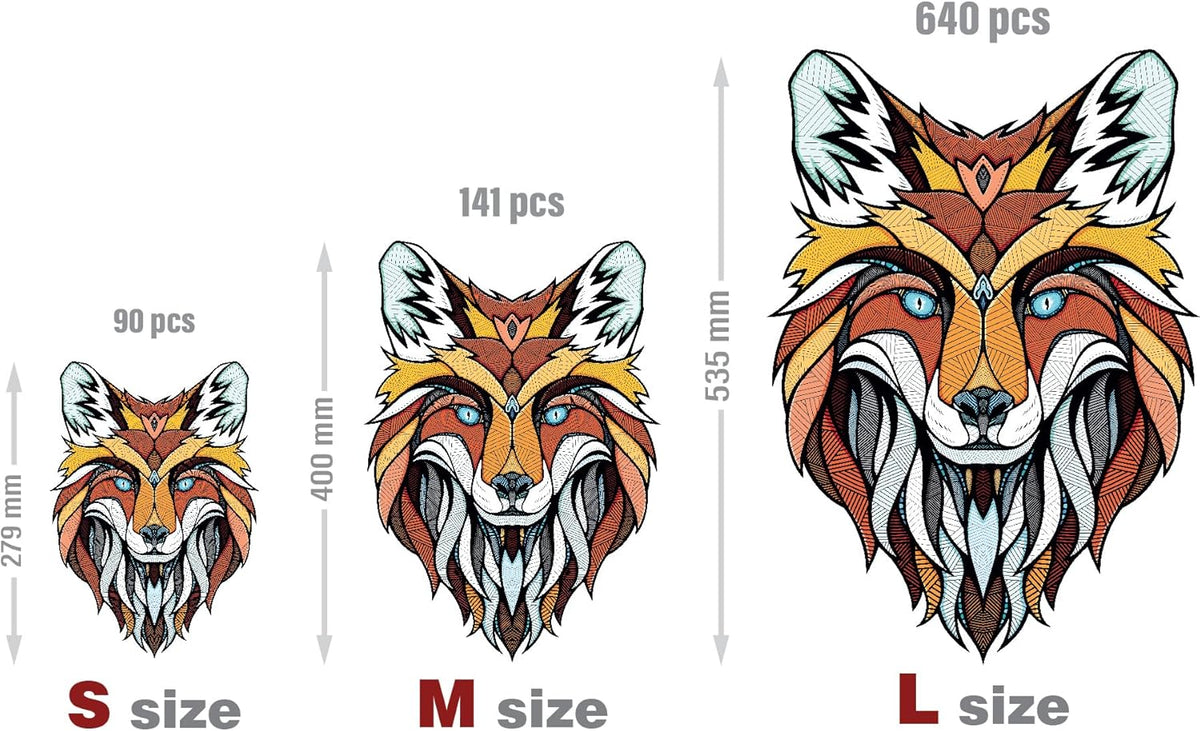 Fox — Wooden Jigsaw Puzzle