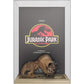 Funko Pop! Jurassic Park Tyrannosaurus Rex Velociraptor Movie Poster with Case
