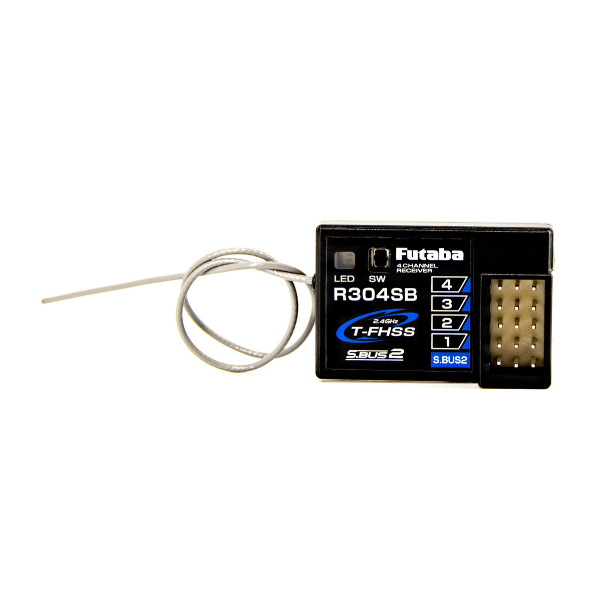 Futaba R304SB T-FHSS 4-Channel Telemetry Receiver | 2.4GHz Surface