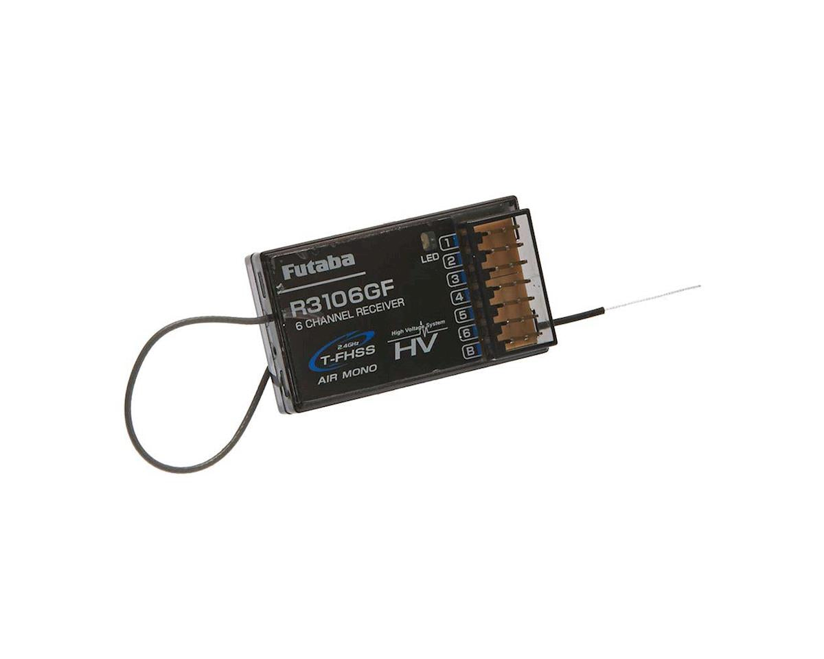 Futaba R3106GF T-FHSS Mono 6-Channel Receiver | Compact Surface 2.4GHz