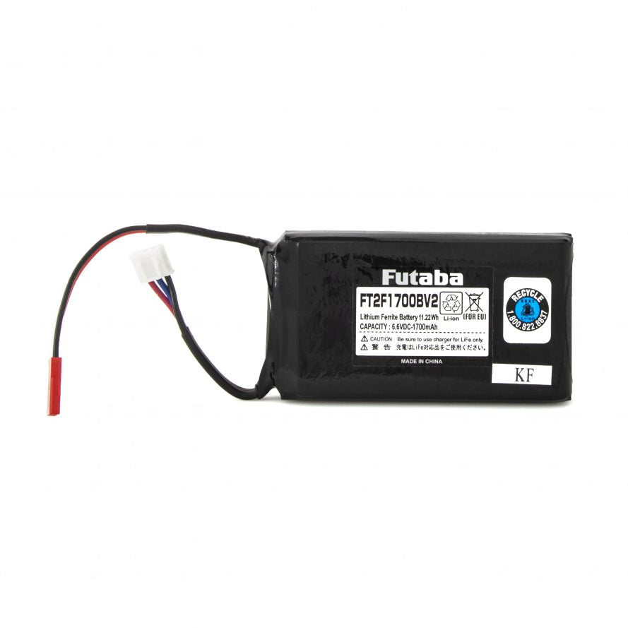Futaba 1700mAh 6.6V LiFe Transmitter Battery | 2-Cell Lithium Rechargeable