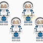 Fantastic Four Custom Minifigure Set – Space Suit Superhero Team